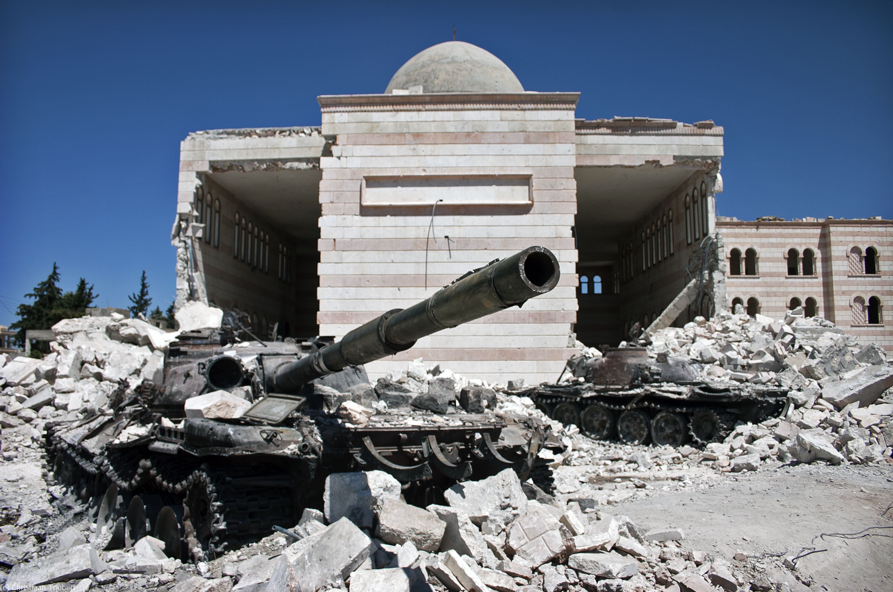 Ruines mosquée Azaz Syrie